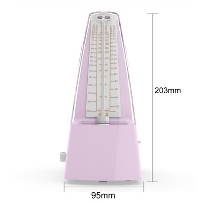 Piano Guitar Drum Violin Zither Universal Mechanical Metronome, Classic Version(Pink) - Stringed Instruments by PMC Jewellery | Online Shopping South Africa | PMC Jewellery
