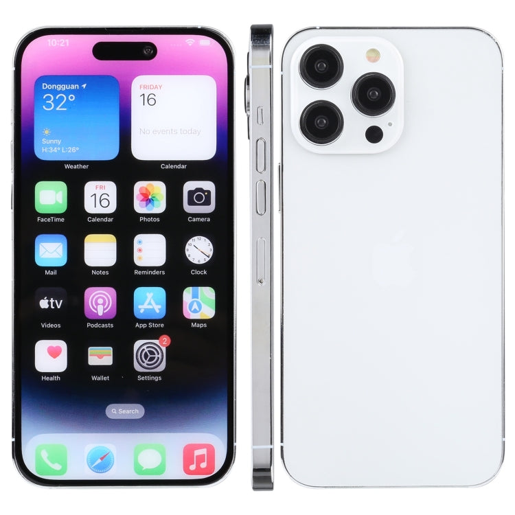 For iPhone 14 Pro Max Color Screen Non-Working Fake Dummy Display Model (Silver) - For iPhone & iPad by PMC TechLife | Online Shopping South Africa | PMC TechLife