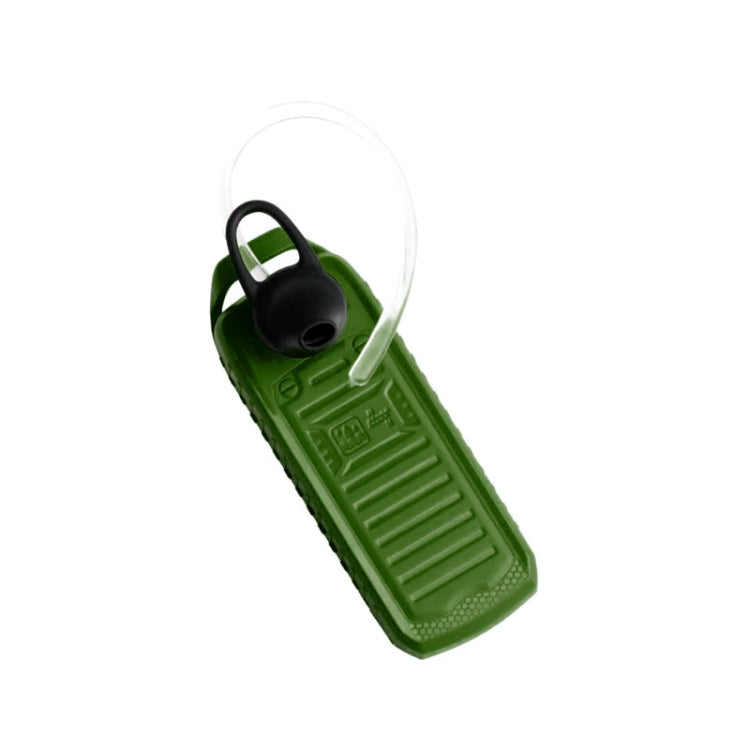 Mini B25 Headphone Mobile Phone, Hands Free Bluetooth Dialer Headphone, MP3 Music, Dual SIM, Network: 2G(Green) - Others by PMC TechLife | Online Shopping South Africa | PMC TechLife