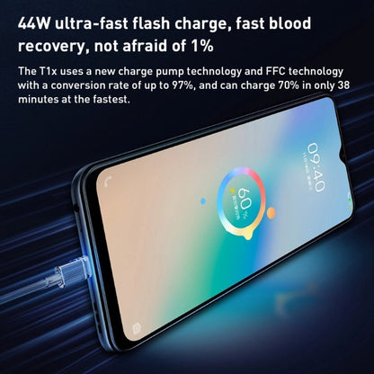 vivo T1x 5G, 64MP Camera, 6GB+128GB, Dual Back Cameras, Face ID & Side Fingerprint Identification, 5000mAh Battery, 6.58 inch Android 11.0 OriginOS 1.0 Dimensity 900 Octa Core up to 2.4GHz, OTG, Network: 5G(Black) - vivo by VIVO | Online Shopping South Africa | PMC Jewellery