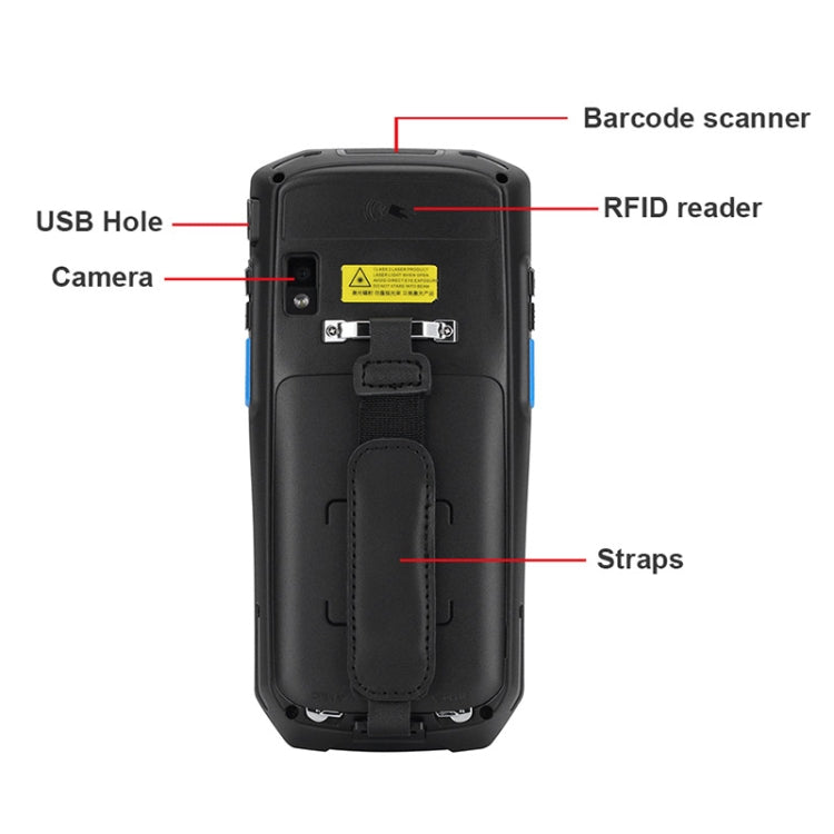 UNIWA S9000 Scanner Terminal Rugged Phone, 2GB+16GB, Waterproof Dustproof Shockproof, 4800mAh Battery, 5.0 inch Android 9.0 MTK6761 Quad Core up to 2.0GHz, Network: 4G(Black) - UNIWA by UNIWA | Online Shopping South Africa | PMC Jewellery