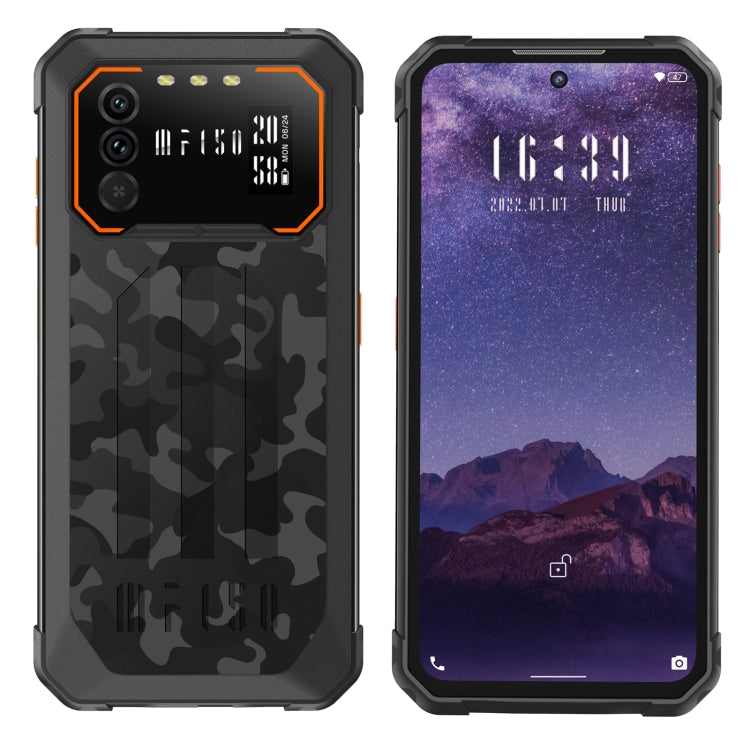 [HK Warehouse] IIIF150 B1 Rugged Phone, 6GB+64GB, IP68/IP69K Waterproof Dustproof Shockproof, Dual Back Cameras, Side Fingerprint Identification, 6.5 inch Android 12 MediaTek Helio G37 MTK6765 Octa Core up to 2.3GHz, Network: 4G, NFC, OTG (Black) - Other by IIIF150 | Online Shopping South Africa | PMC Jewellery