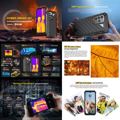 [HK Warehouse] Ulefone Power Armor 19T Rugged Phone,  Thermal Imaging Camera, 108MP Camera, 12GB+256GB - Ulefone by Ulefone | Online Shopping South Africa | PMC Jewellery