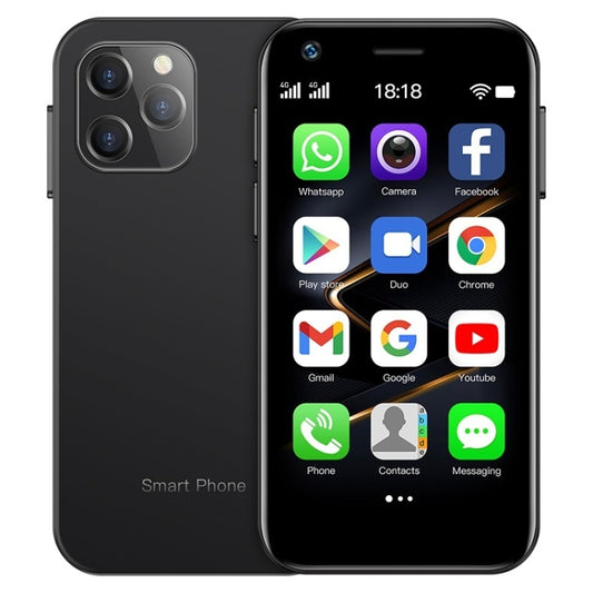 SOYES XS12 Pro, 2GB+16GB, Face Recognition, 3.0 inch Android 10.0 MTK6750 Octa Core, Bluetooth, WiFi, FM, OTG, Network: 4G, Dual SIM, Support Google Play (Black) - SOYES by SOYES | Online Shopping South Africa | PMC Jewellery
