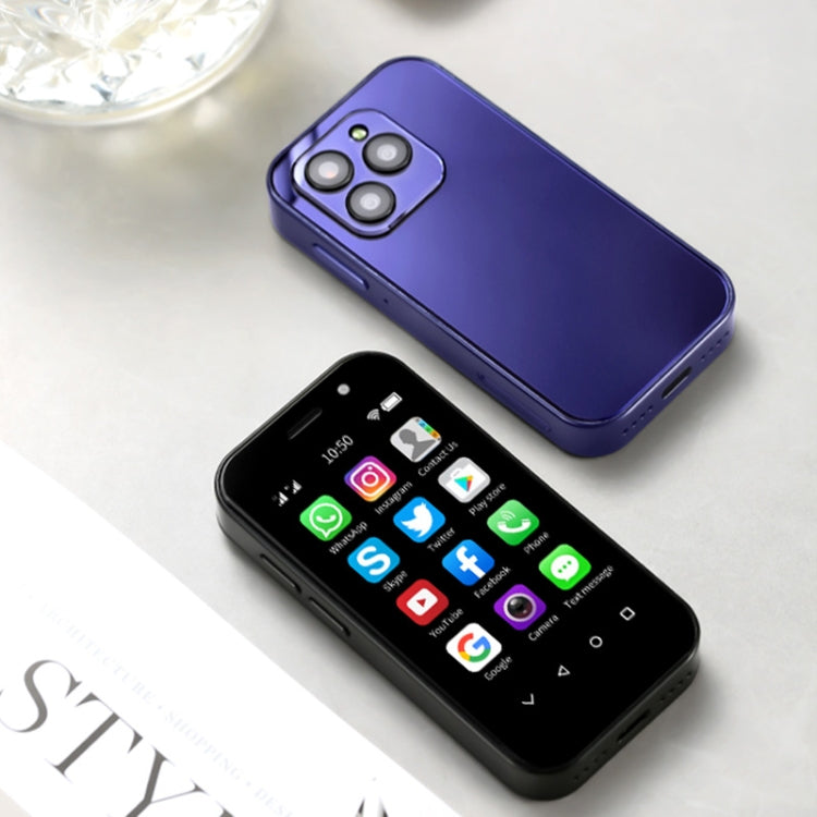 SOYES 14 Pro, 3GB+32GB, Face Recognition, 3.0 inch Android 9.0 MTK6739CW Quad Core up to 1.28GHz, OTG, Network: 4G, Dual SIM, Support Google Play (Purple) - SOYES by SOYES | Online Shopping South Africa | PMC Jewellery