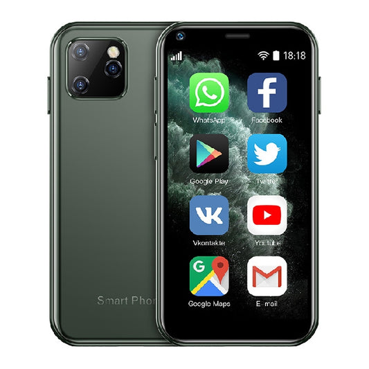 SOYES XS11, 1GB+8GB, 2.5 inch MTK6580 Quad Core up to 1.3GHz, Bluetooth, WiFi, FM, Network: 3G, Dual SIM(Green) - SOYES by SOYES | Online Shopping South Africa | PMC Jewellery