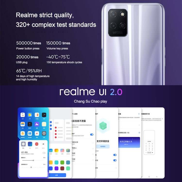 Realme V11s 5G, 4GB+128GB, Dual Back Cameras, Side Fingerprint Identification, 5000mAh Battery, 6.5 inch Realme UI 2.0 / Android 11 MediaTek Dimensity 810 Octa Core up to 2.4GHz, Network: 5G, Support Google Play (Black) - OPPO by Realme | Online Shopping South Africa | PMC Jewellery