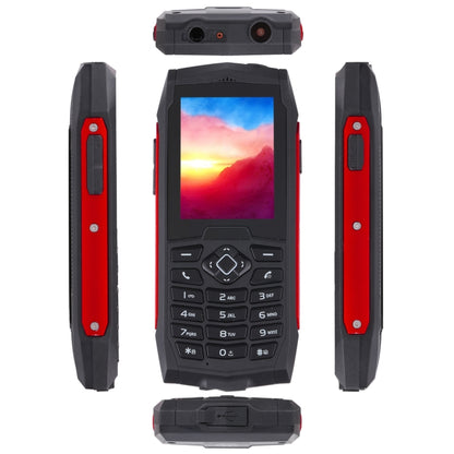 Rugtel R1D Rugged Phone, IP68 Waterproof Dustproof Shockproof, 2.4 inch, MTK6261D, 2000mAh Battery, Loud Box Speaker, FM, Network: 2G, Dual SIM (Red) - Others by Rugtel | Online Shopping South Africa | PMC Jewellery