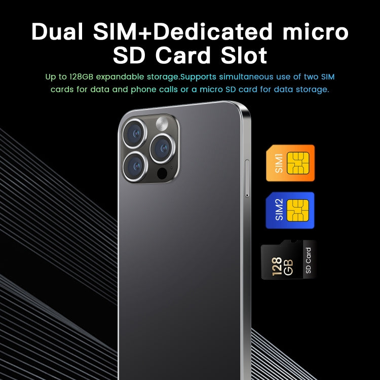 i14 Pro Max N85, 1GB+8GB, 6.1 inch Screen, Face Identification, Android 8.1 MTK6580A Quad Core, Network: 3G, Dual SIM (Gold) - free shipping - PMC TechLife - Order now!
