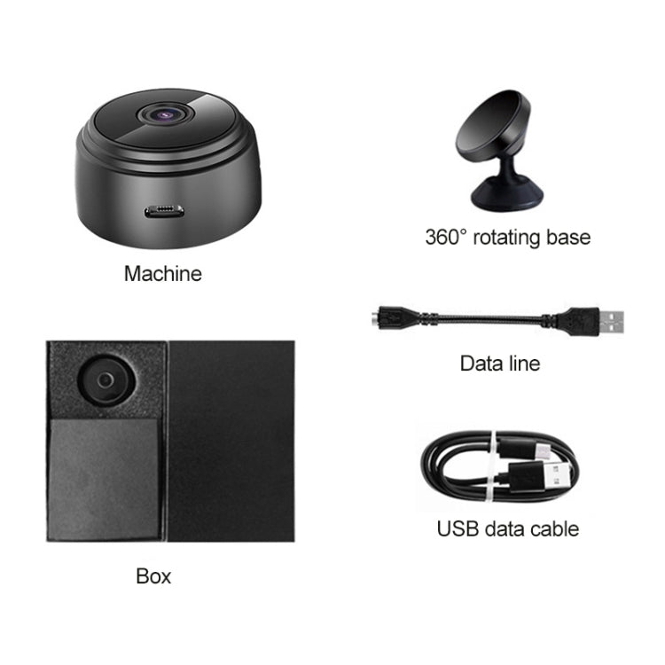 A9 1080P Wifi Wireless Network Camera Wide-angle Recorder(Black) - free shipping - PMC TechLife - Order now!