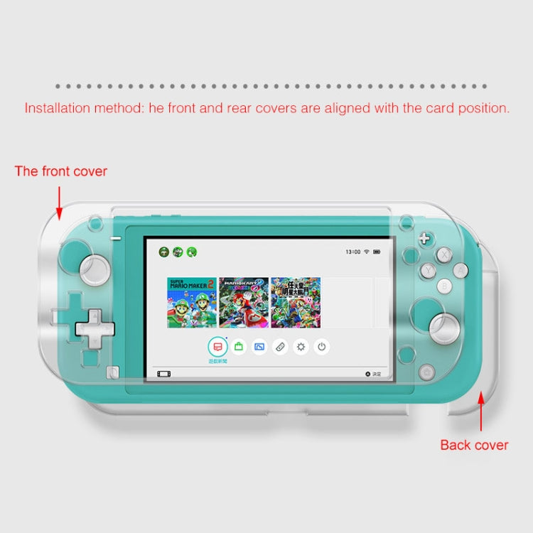 Game Host PC Crystal Protective Case for Switch Lite(Transparent) - Cases by PMC Jewellery | Online Shopping South Africa | PMC Jewellery