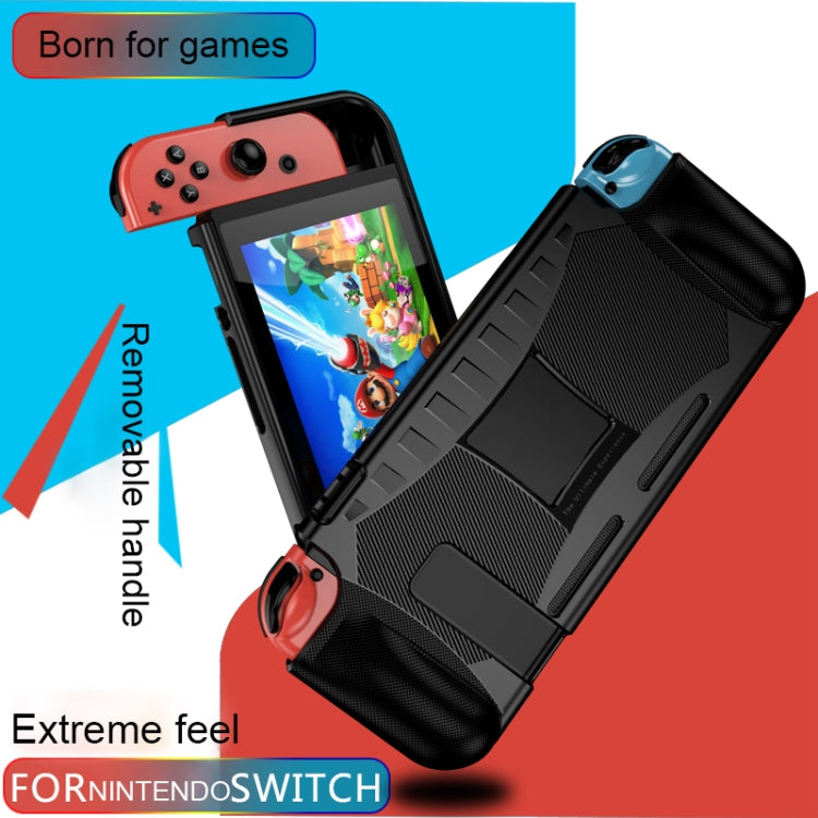 TPU Soft Protective Shell Drop Resistance for Nintendo Switch(Blue) - Cases by PMC TechLife | Online Shopping South Africa | PMC TechLife