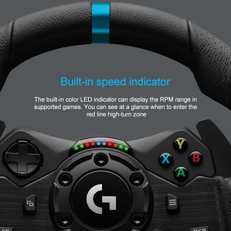 Logitech G923 Game Racing Steering Wheel Pedal Shift Lever for PS5 / PS4 / PC - Gamepads by Logitech | Online Shopping South Africa | PMC Jewellery