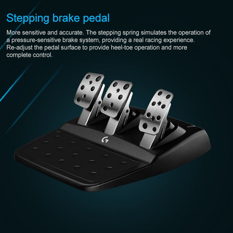 Logitech G923 Game Racing Steering Wheel Pedal Shift Lever for PS5 / PS4 / PC - Gamepads by Logitech | Online Shopping South Africa | PMC Jewellery | Buy Now Pay Later Mobicred