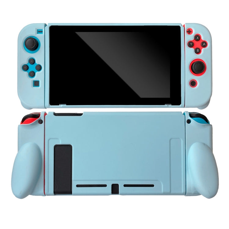 For Nintendo Switch Pure Color Shockproof TPU Case(Blue) - Cases by PMC Jewellery | Online Shopping South Africa | PMC Jewellery