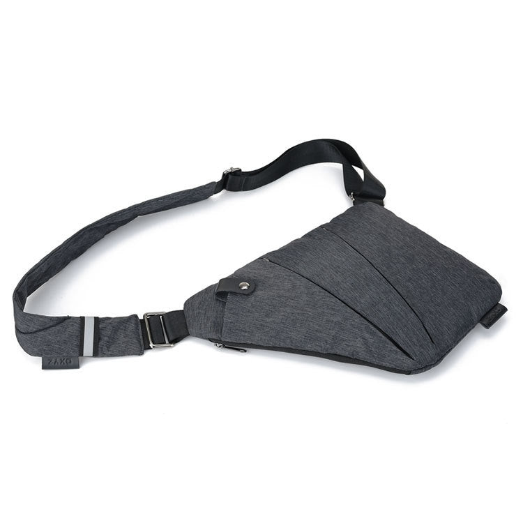 Multi-Function Portable Anti-theft Polyester Business Chest Bag Outdoor Sports Shoulder Bag for Men (Grey) - Backpacks by PMC Jewellery | Online Shopping South Africa | PMC Jewellery | Buy Now Pay Later Mobicred