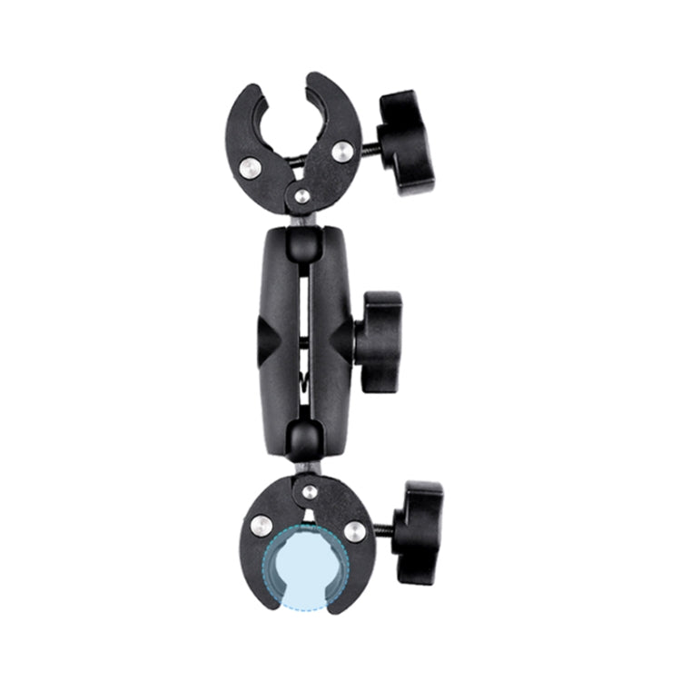 Motorcycle Dualheads Crab Clamp Handlebar Fixed Mount Holder - Bicycle Handlebar Mount by PMC TechLife | Online Shopping South Africa | PMC TechLife