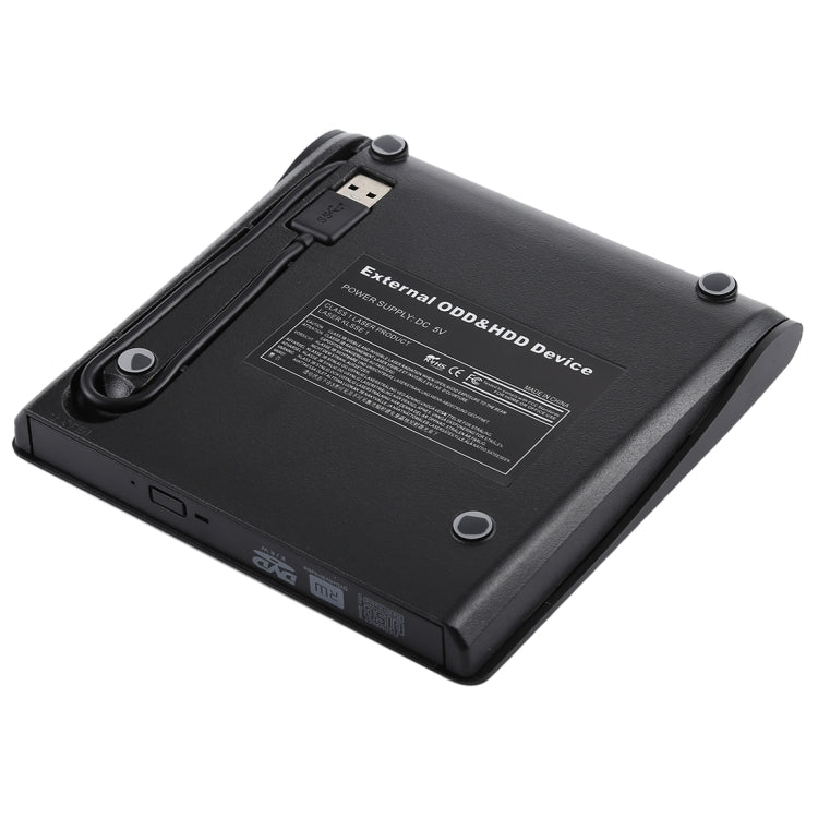 Brushed Texture USB 3.0 POP-UP Mobile External DVD-Rw DVD / CD Rewritable Drive External ODD & HDD Device - Rewritable Drive by PMC TechLife | Online Shopping South Africa | PMC TechLife