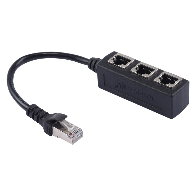 1 to 3 Socket LAN Ethernet Network RJ45 Plug Splitter Extender - Lan Cable and Tools by PMC TechLife | Online Shopping South Africa | PMC TechLife