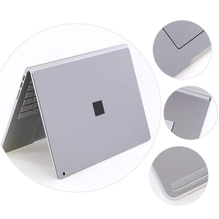4 in 1 Notebook Shell Protective Film Sticker Set for Microsoft Surface Book 2 15 inch(Grey) - free shipping - PMC TechLife - Order now!