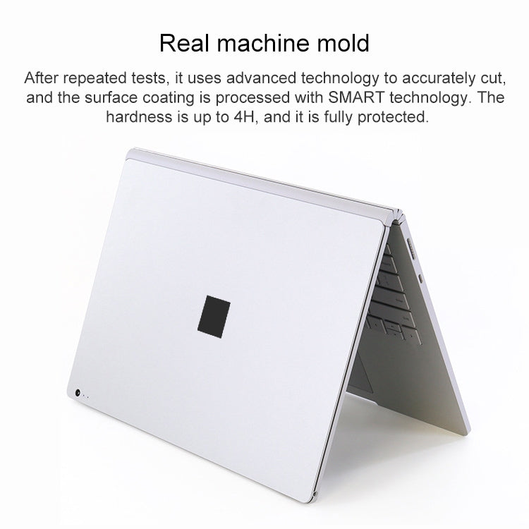 4 in 1 Notebook Shell Protective Film Sticker Set for Microsoft Surface Book 13.5 inch(Silver) - Screen & Keyboard Cover by PMC TechLife | Online Shopping South Africa | PMC TechLife