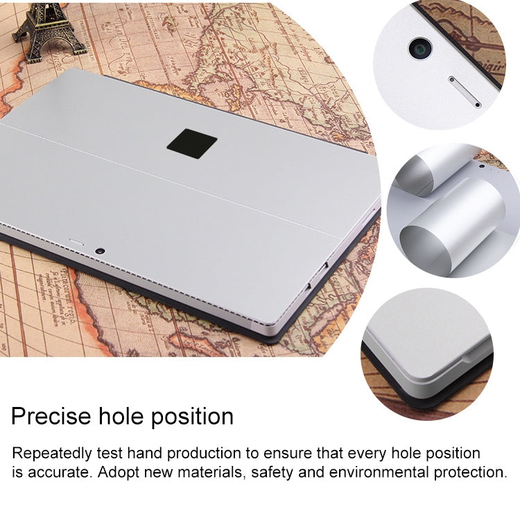 Tablet PC Shell Protective Back Film Sticker for Microsoft Surface Pro 3 (Silver) - Screen & Keyboard Cover by PMC TechLife | Online Shopping South Africa | PMC TechLife