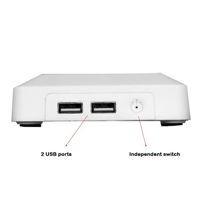 Host Cooling Fan Base with 2 USB Ports for XBOX Series S - Holder by PMC Jewellery | Online Shopping South Africa | PMC Jewellery