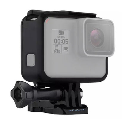 PULUZ ABS Plastic Housing Shell Frame Mount Protective Case Cage with Pedestal and Long Screw for GoPro HERO(2018) /7 Black /6 /5 - Protective Frame by PULUZ | Online Shopping South Africa | PMC Jewellery | Buy Now Pay Later Mobicred