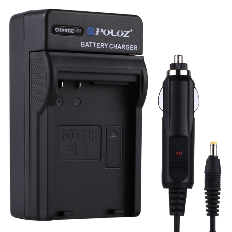 PULUZ Digital Camera Battery Car Charger for Nikon EN-EL14 Battery - free shipping - PMC TechLife - Order now!