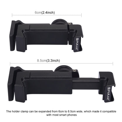 PULUZ 360 Degree Rotating Universal Horizontal Vertical Shooting Phone Metal Clamp Holder Bracket, For iPhone, Galaxy, Huawei, Xiaomi, Sony, HTC, Google and other Smartphones - Desktop Holder by PULUZ | Online Shopping South Africa | PMC Jewellery