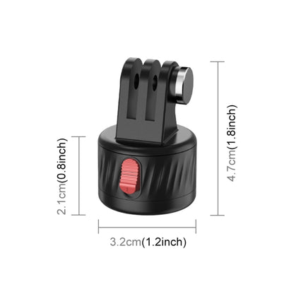 PULUZ Action Camera 1/4 inch Magnetic Base Adapter (Black) - Connection Mount by PULUZ | Online Shopping South Africa | PMC Jewellery