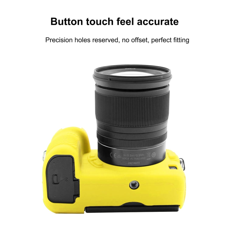 PULUZ Soft Silicone Protective Case for Nikon Z6 II(Yellow) - Protective Case by PULUZ | Online Shopping South Africa | PMC TechLife | Buy Now Pay Later Mobicred