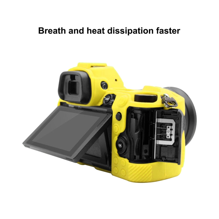 PULUZ Soft Silicone Protective Case for Nikon Z6 II(Yellow) - Protective Case by PULUZ | Online Shopping South Africa | PMC TechLife | Buy Now Pay Later Mobicred