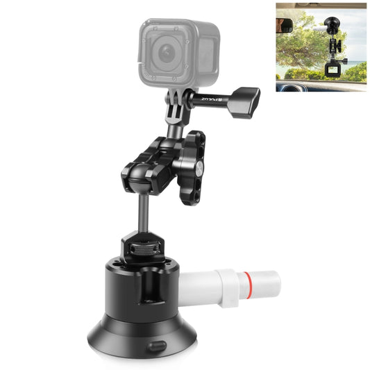 PULUZ Magic Arm with Pump Suction Cup Aluminum Alloy Mount (Black) - Holder by PULUZ | Online Shopping South Africa | PMC Jewellery