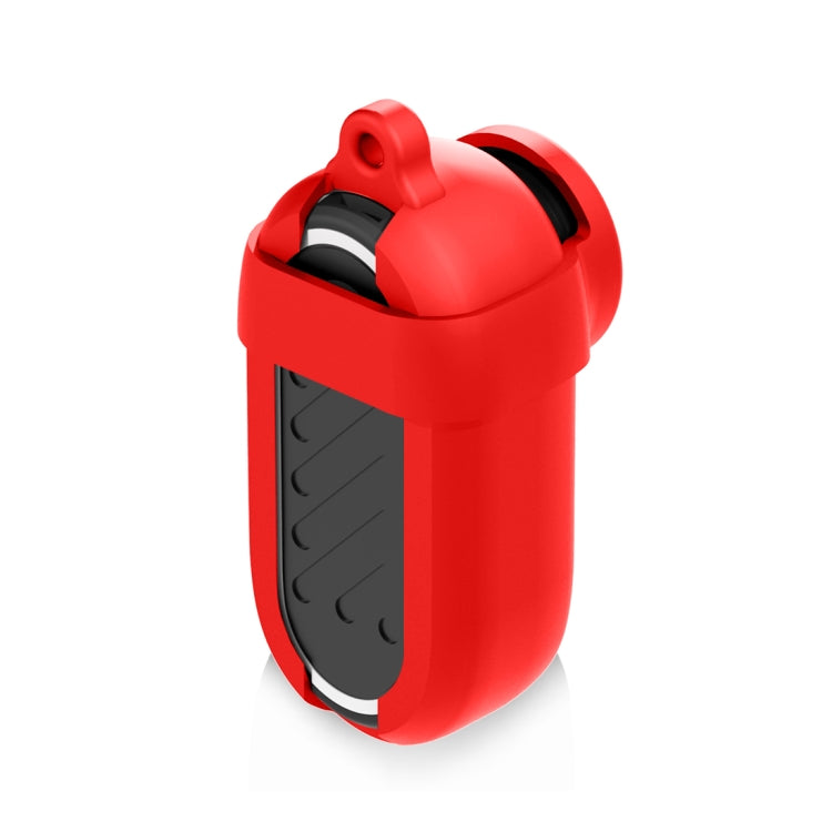 For Insta360 GO 3 PULUZ Camera Silicone Case with Lens  Cover (Red) - Case & Bags by PULUZ | Online Shopping South Africa | PMC TechLife | Buy Now Pay Later Mobicred