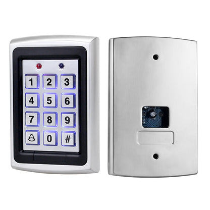 Standalone Keypad Access Control System (7612)(Silver) - Access Controller by PMC Jewellery | Online Shopping South Africa | PMC Jewellery