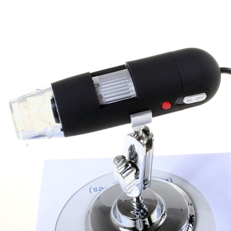 2.0 Mega Pixels 800X USB Digital Microscope with 8 LED White Light / Holder(Black) - Digital Microscope by PMC TechLife | Online Shopping South Africa | PMC TechLife | Buy Now Pay Later Mobicred