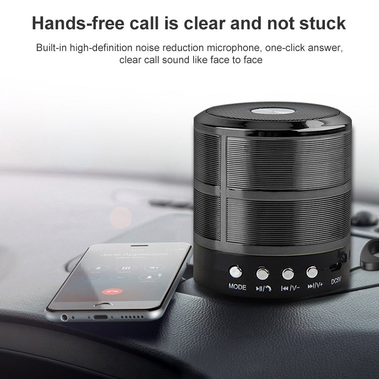 S28 Metal Mobile Bluetooth Stereo Portable Speaker with Hands-free Call Function(Black) - Desktop Speaker by PMC TechLife | Online Shopping South Africa | PMC TechLife