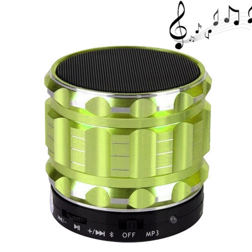 S28 Metal Mobile Bluetooth Stereo Portable Speaker with Hands-free Call Function(Green) - Desktop Speaker by PMC Jewellery | Online Shopping South Africa | PMC Jewellery