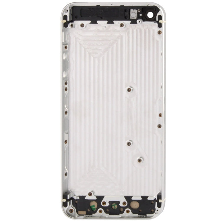 Full Housing Alloy Back Cover for iPhone 5(Silver) - iPhone 5 Parts by PMC Jewellery | Online Shopping South Africa | PMC Jewellery