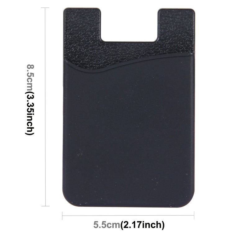 Smart Wallet Silicone Card Holder for iPhone Series(Black) - free shipping - PMC TechLife - Order now!