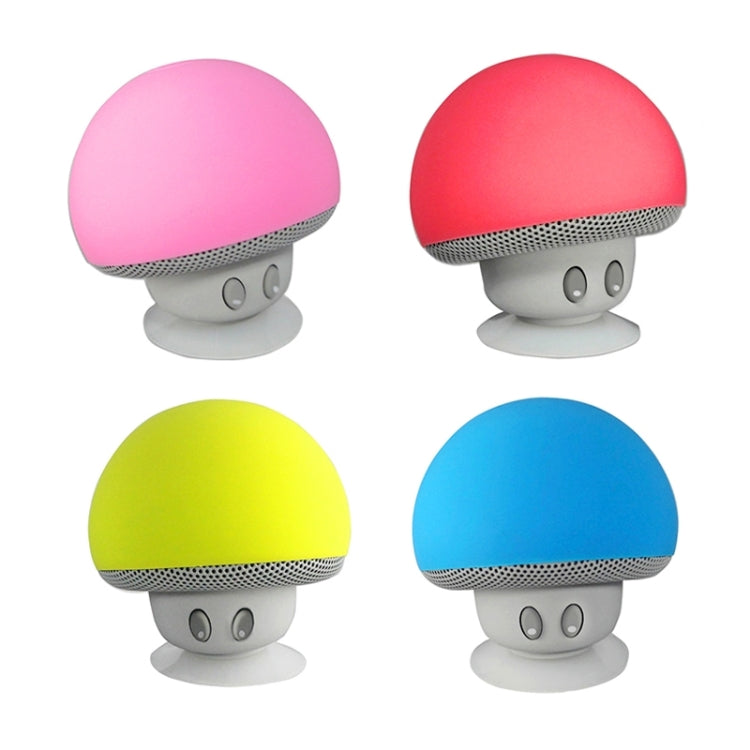 Mushroom Shape Bluetooth Speaker with Suction Holder(Pink) - Desktop Speaker by PMC Jewellery | Online Shopping South Africa | PMC Jewellery