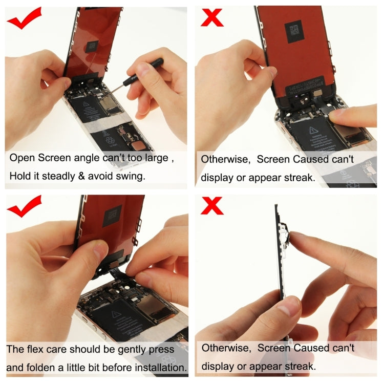 TFT LCD Screen for iPhone 6 Digitizer Full Assembly with Frame (Black) - free shipping - PMC TechLife - Order now!