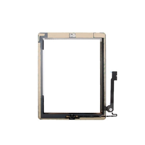 Controller Button + Home Key Button PCB Membrane Flex Cable + Touch Panel Installation Adhesive  Touch Panel for iPad 4(Black) - iPad 4 Parts by PMC TechLife | Online Shopping South Africa | PMC TechLife