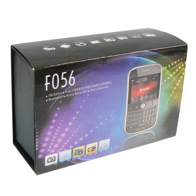 F056 Mobile Phone, Network: 2G, Bluetooth FM JAVA, Dual SIM, Quad Band(Black) - Others by PMC Jewellery | Online Shopping South Africa | PMC Jewellery