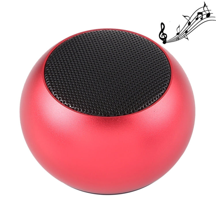 Mini Metal Wireless Bluetooth Speaker,  Hands-free, LED Indicator(Red) - Desktop Speaker by PMC Jewellery | Online Shopping South Africa | PMC Jewellery