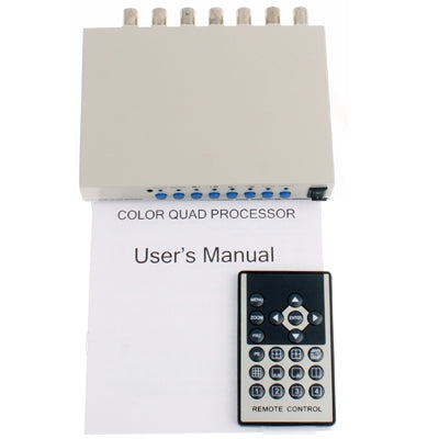 CCTV Color Quad Security Video 4 Channel Processor Divider(White) - Video Balun by PMC TechLife | Online Shopping South Africa | PMC TechLife