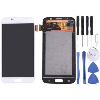 Original LCD Display + Touch Panel for Galaxy S6 / G9200, G920F, G920FD, G920FQ, G920, G920A, G920T, G920S, G920K, G9208, G9209(White) - LCD Screen by PMC Jewellery | Online Shopping South Africa | PMC Jewellery