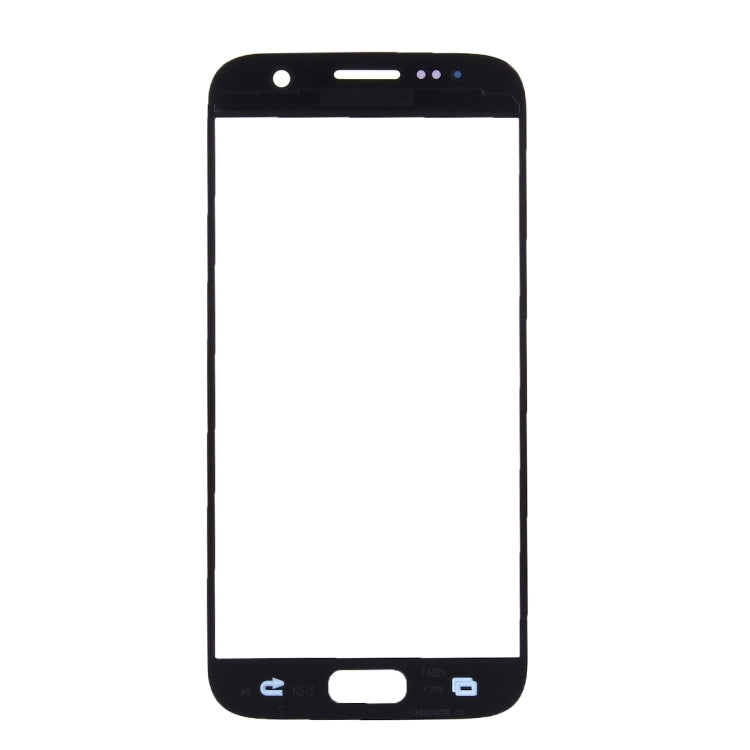 For Galaxy S7 / G930 Front Screen Outer Glass Lens (Black) - Outer Glass Lens by PMC Jewellery | Online Shopping South Africa | PMC Jewellery