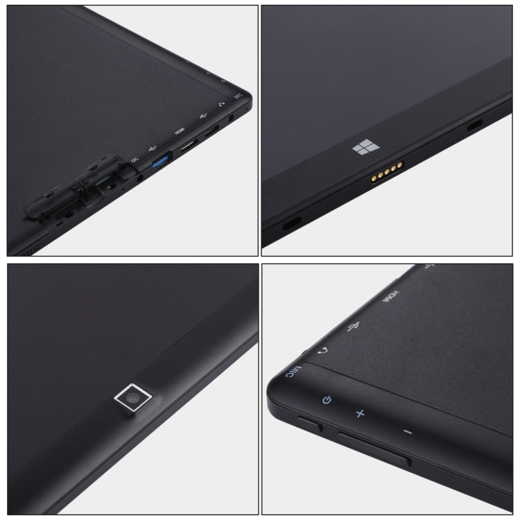 Hongsamde Tablet PC, 10.1 inch, 8GB+128GB, Windows 10 Intel Gemini Lake Celeron N4120 1.1GHz - 2.6GHz, HDMI, Bluetooth, WiFi,  with Keyboard Leather Case(Black) - Other by Hongsamde | Online Shopping South Africa | PMC Jewellery